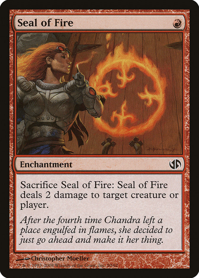 Seal of Fire [Duel Decks: Jace vs. Chandra] | Clutch Gaming