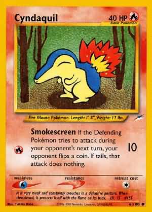 Cyndaquil (61/105) [Neo Destiny Unlimited] | Clutch Gaming