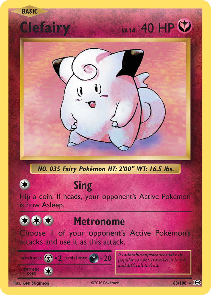 Clefairy (63/108) [XY: Evolutions] | Clutch Gaming