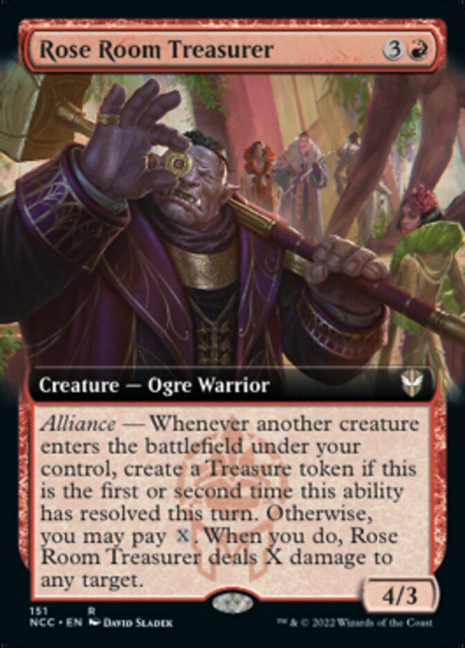 Rose Room Treasurer (Extended Art) [Streets of New Capenna Commander] | Clutch Gaming