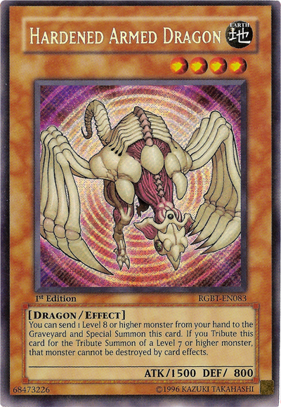 Hardened Armed Dragon [RGBT-EN083] Secret Rare | Clutch Gaming