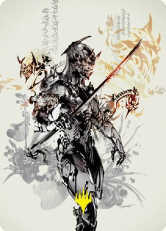 Satoru Umezawa 1 Art Card (Gold-Stamped Signature) [Kamigawa: Neon Dynasty Art Series] | Clutch Gaming