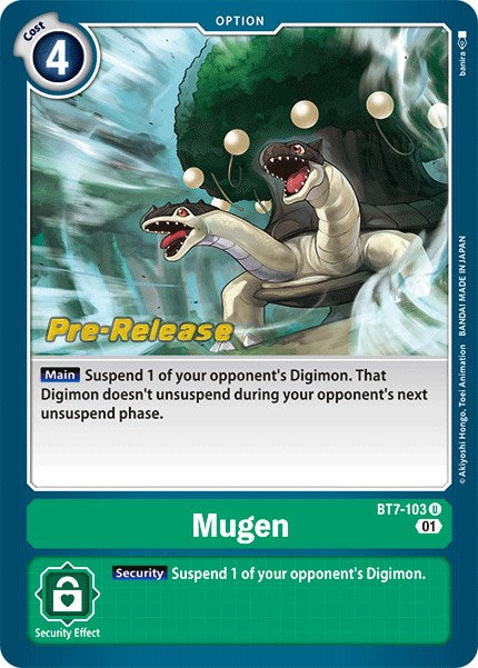 Mugen [BT7-103] [Next Adventure Pre-Release Cards] | Clutch Gaming