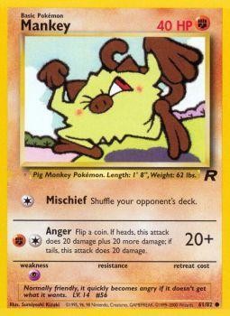 Mankey (61/82) [Team Rocket Unlimited] | Clutch Gaming