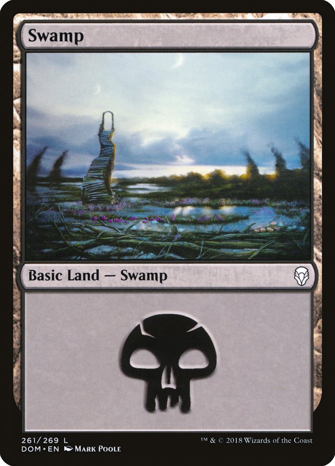 Swamp (261) [Dominaria] | Clutch Gaming