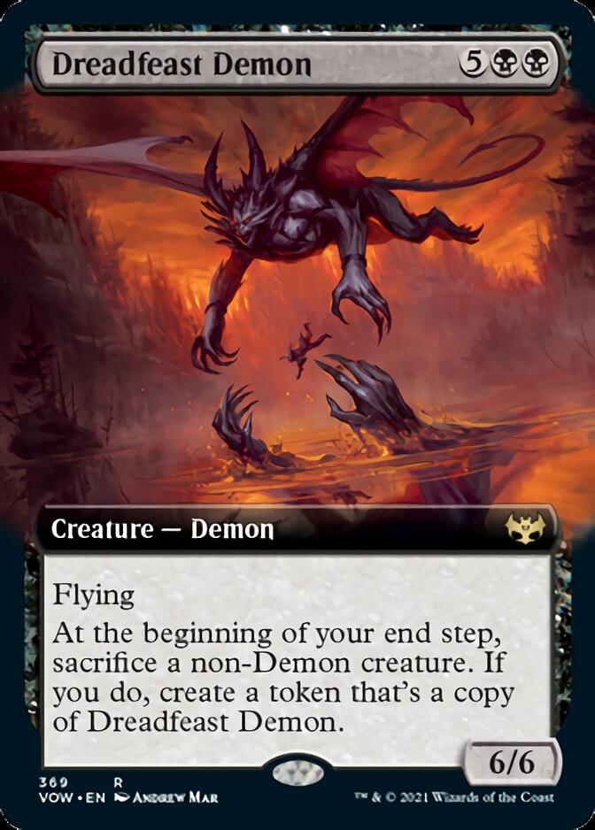 Dreadfeast Demon (Extended Art) [Innistrad: Crimson Vow] | Clutch Gaming