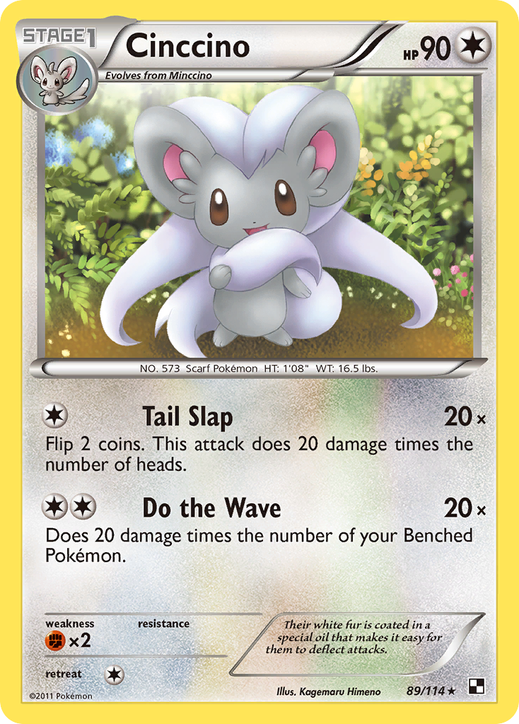 Cinccino (89/114) [Black & White: Base Set] | Clutch Gaming