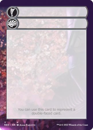 Helper Card (3/9) [Kamigawa: Neon Dynasty Tokens] | Clutch Gaming