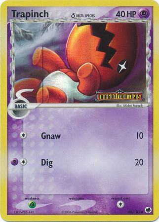 Trapinch (68/101) (Delta Species) (Stamped) [EX: Dragon Frontiers] | Clutch Gaming