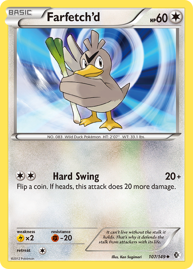 Farfetch'd (107/149) [Black & White: Boundaries Crossed] | Clutch Gaming