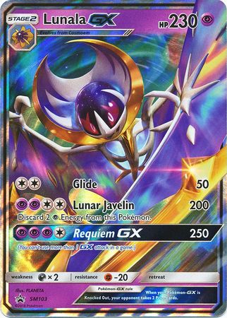 Lunala GX (SM103) (Jumbo Card) [Sun & Moon: Black Star Promos] | Clutch Gaming