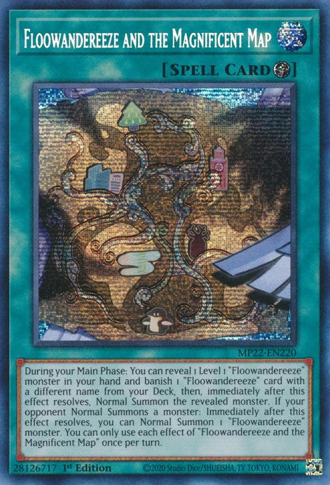 Floowandereeze and the Magnificent Map [MP22-EN220] Prismatic Secret Rare | Clutch Gaming