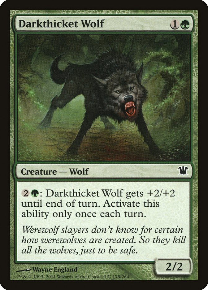 Darkthicket Wolf [Innistrad] | Clutch Gaming