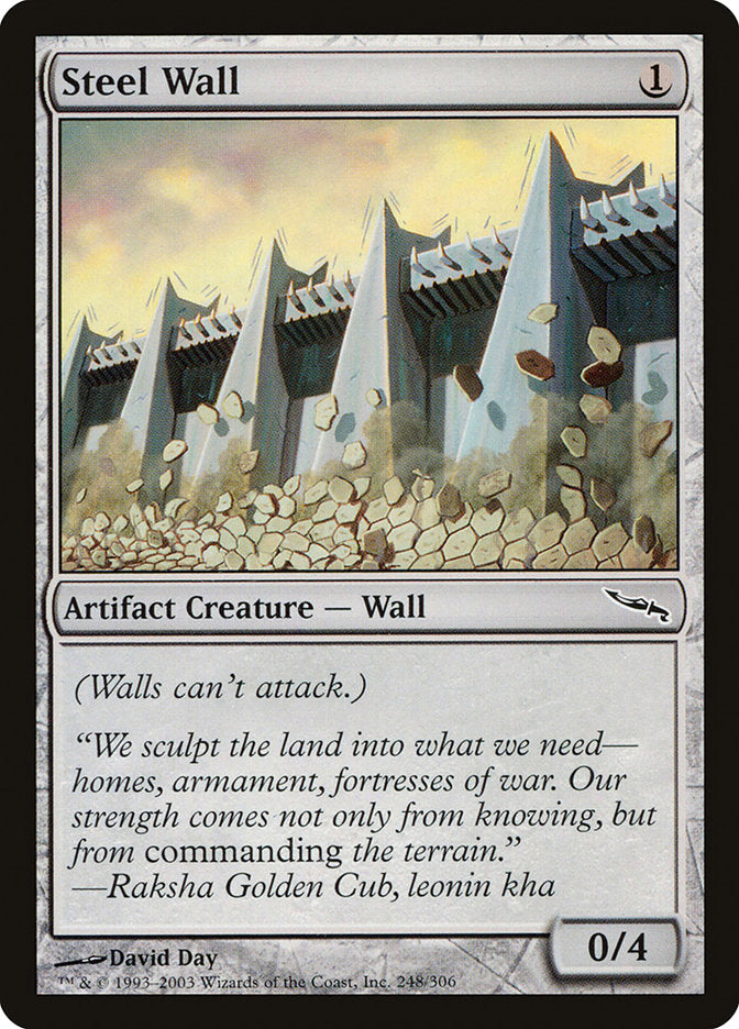 Steel Wall [Mirrodin] | Clutch Gaming