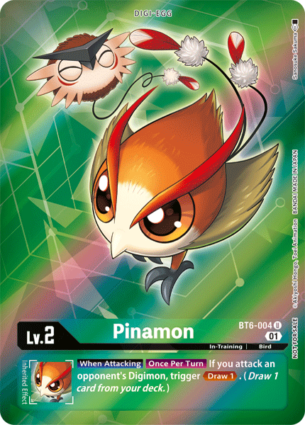 Pinamon [BT6-004] (Alternative Art - Box Topper) [Double Diamond] | Clutch Gaming