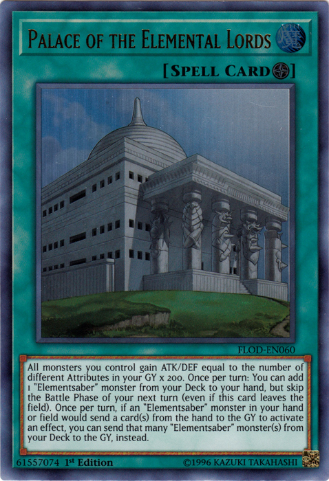 Palace of the Elemental Lords [FLOD-EN060] Ultra Rare | Clutch Gaming