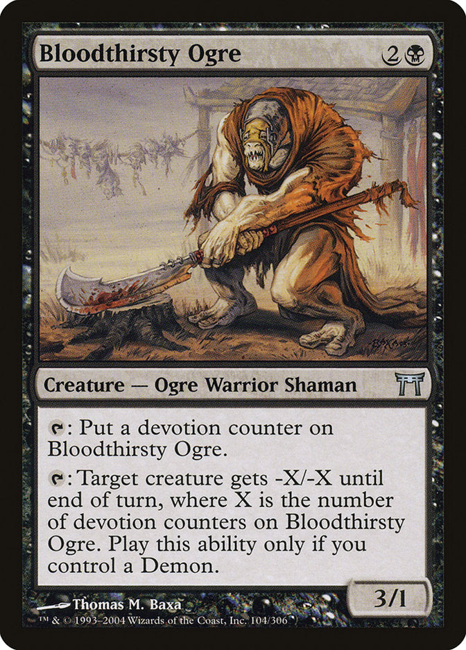 Bloodthirsty Ogre [Champions of Kamigawa] | Clutch Gaming