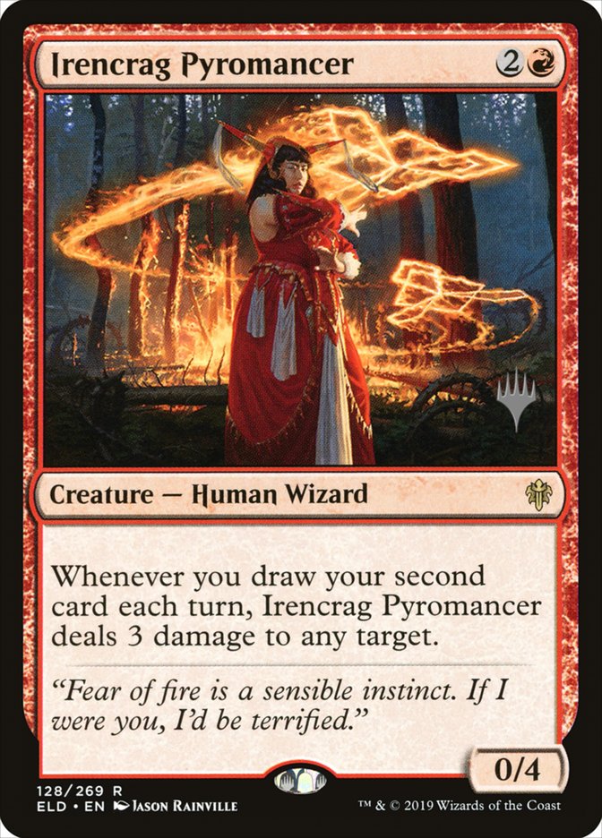 Irencrag Pyromancer (Promo Pack) [Throne of Eldraine Promos] | Clutch Gaming