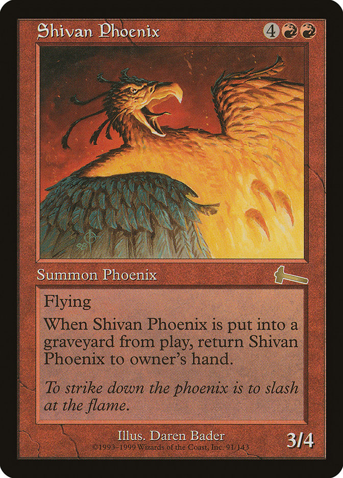 Shivan Phoenix [Urza's Legacy] | Clutch Gaming