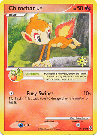 Chimchar (57/100) [Countdown Calendar Promos] | Clutch Gaming