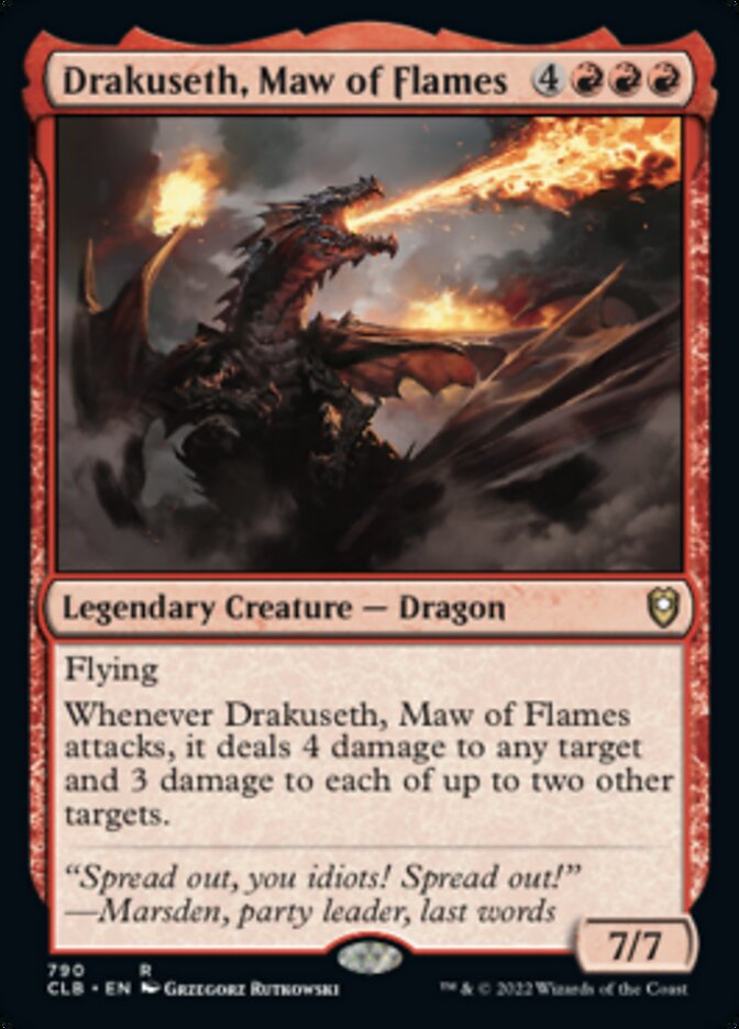 Drakuseth, Maw of Flames [Commander Legends: Battle for Baldur's Gate] | Clutch Gaming