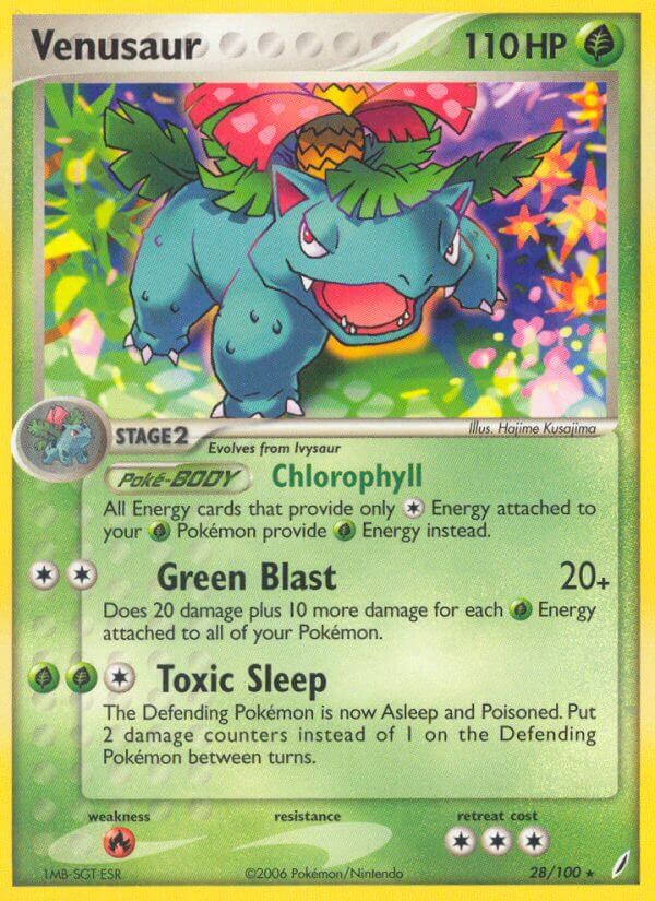 Venusaur (28/100) (Theme Deck Exclusive) [EX: Crystal Guardians] | Clutch Gaming