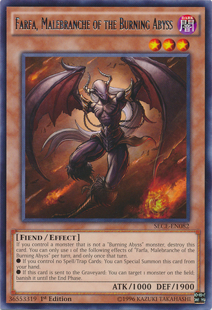 Farfa, Malebranche of the Burning Abyss [SECE-EN082] Rare | Clutch Gaming