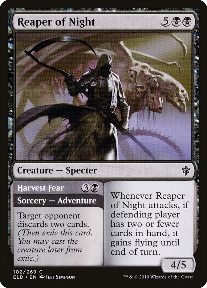 Reaper of Night // Harvest Fear [Throne of Eldraine] | Clutch Gaming