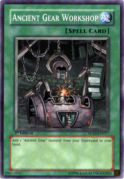 Ancient Gear Workshop [SD10-EN017] Common | Clutch Gaming