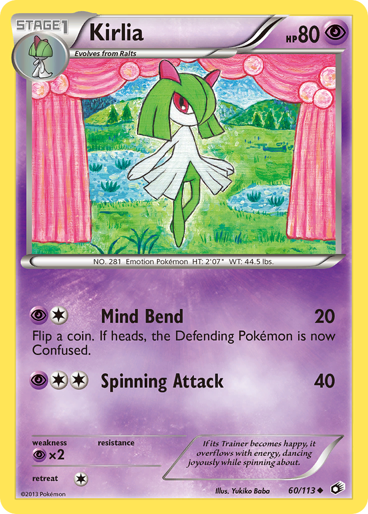 Kirlia (60/113) [Black & White: Legendary Treasures] | Clutch Gaming