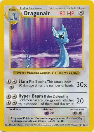 Dragonair (18/102) [Base Set Shadowless Unlimited] | Clutch Gaming