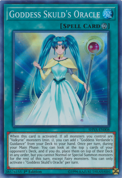 Goddess Skuld's Oracle [SHVA-EN008] Super Rare | Clutch Gaming