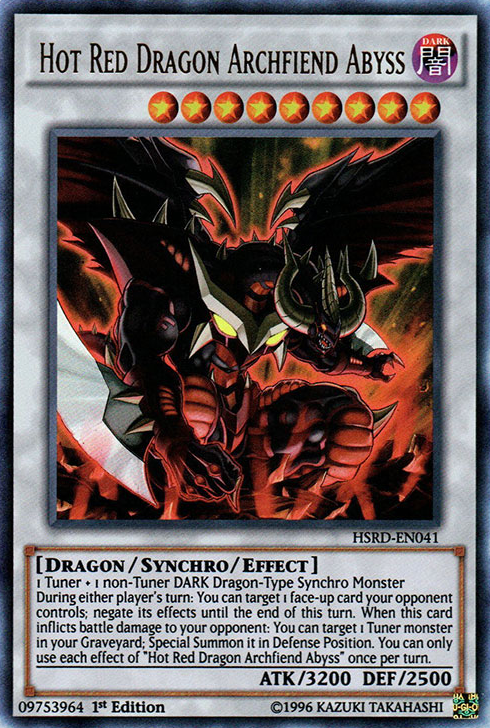 Hot Red Dragon Archfiend Abyss [HSRD-EN041] Ultra Rare | Clutch Gaming