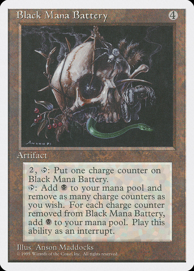 Black Mana Battery [Fourth Edition] | Clutch Gaming