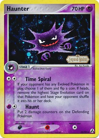 Haunter (35/92) (Stamped) [EX: Legend Maker] | Clutch Gaming