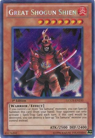 Great Shogun Shien [LCGX-EN233] Secret Rare | Clutch Gaming