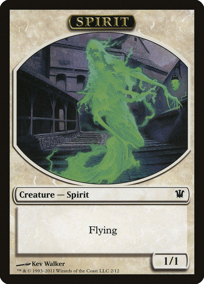 Spirit Token [Innistrad Tokens] | Clutch Gaming