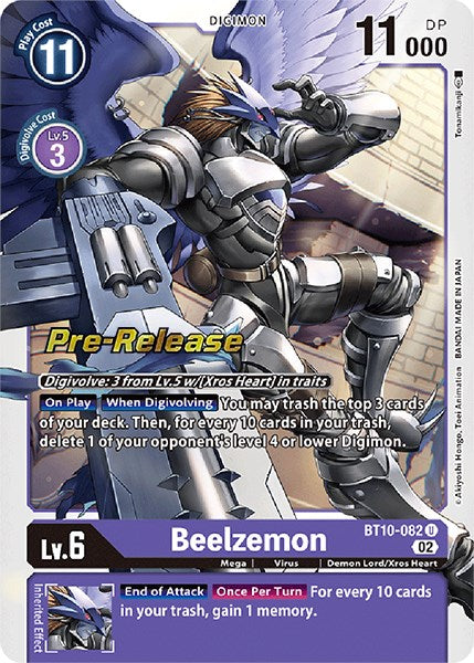 Beelzemon [BT10-082] [Xros Encounter Pre-Release Cards] | Clutch Gaming