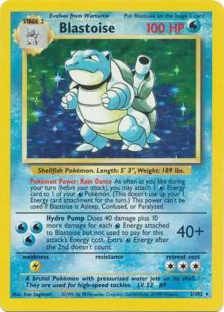 Blastoise (2/102) [Base Set Unlimited] | Clutch Gaming