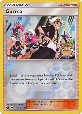 Guzma (115a/147) (Regional Championship Promo Staff) [Sun & Moon: Burning Shadows] | Clutch Gaming