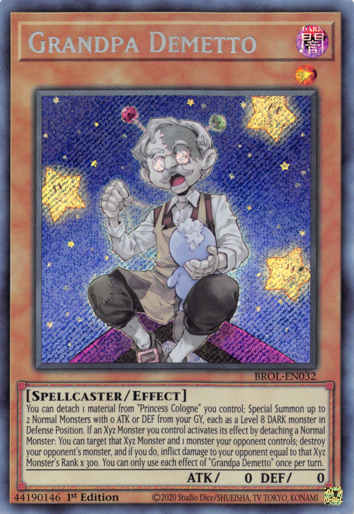 Grandpa Demetto [BROL-EN032] Secret Rare | Clutch Gaming