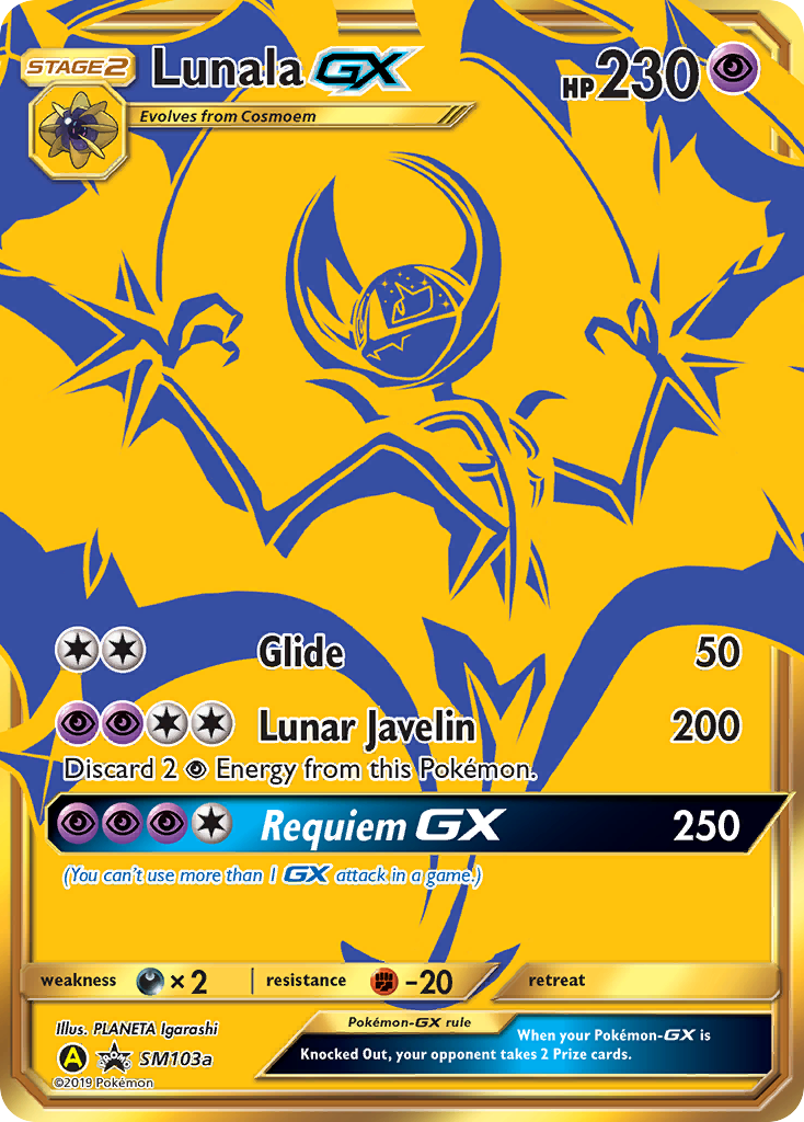 Lunala GX (SM103a) [Sun & Moon: Black Star Promos] | Clutch Gaming