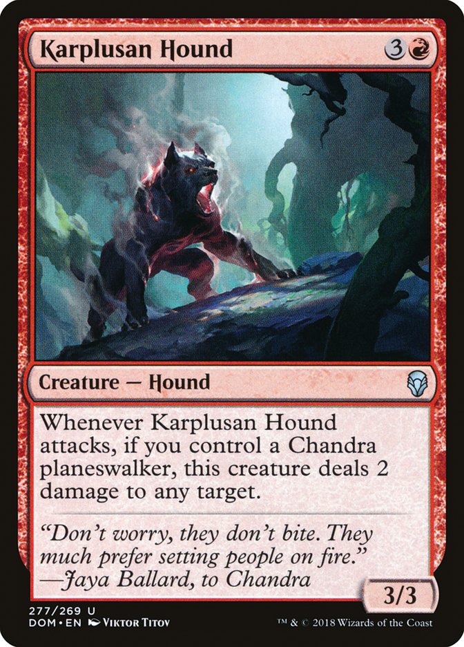 Karplusan Hound [Dominaria] | Clutch Gaming