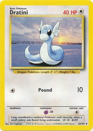 Dratini (26/102) [Base Set Unlimited] | Clutch Gaming