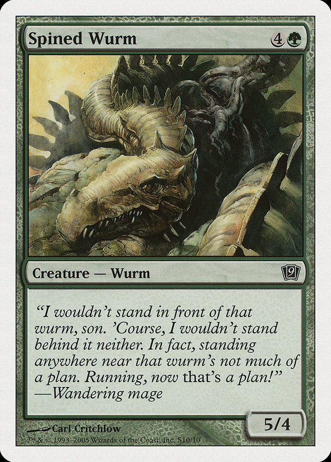 Spined Wurm [Ninth Edition] | Clutch Gaming