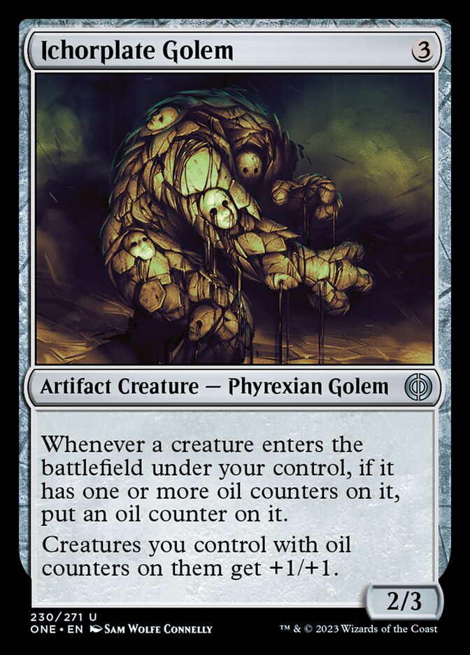 Ichorplate Golem [Phyrexia: All Will Be One] | Clutch Gaming