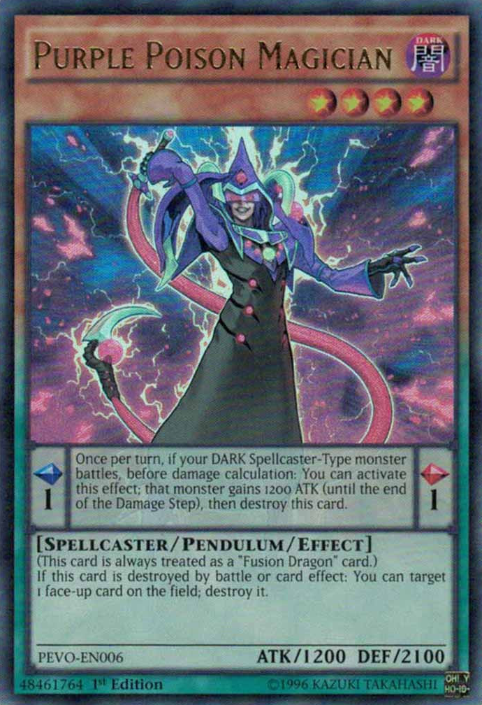 Purple Poison Magician [PEVO-EN006] Ultra Rare | Clutch Gaming