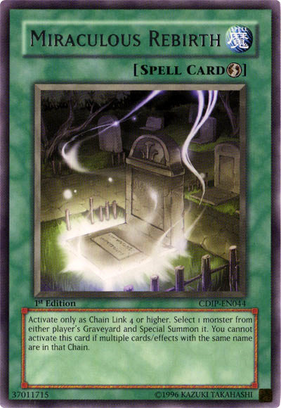 Miraculous Rebirth [CDIP-EN044] Rare | Clutch Gaming