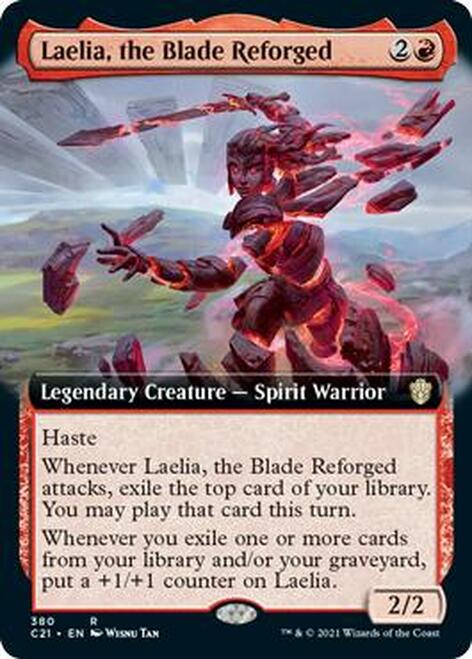 Laelia, the Blade Reforged (Extended Art) [Commander 2021] | Clutch Gaming