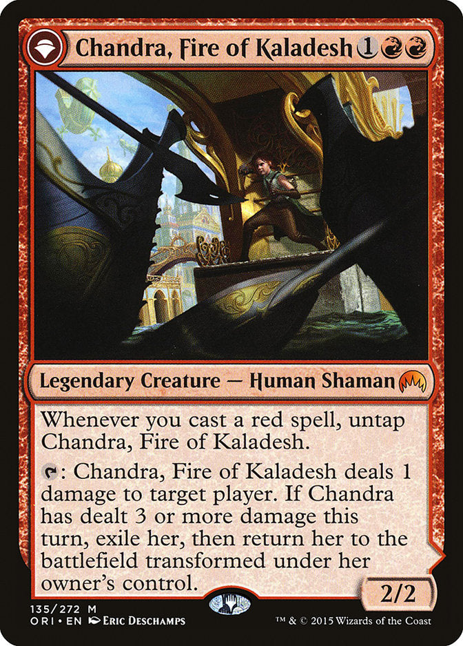 Chandra, Fire of Kaladesh // Chandra, Roaring Flame [Magic Origins] | Clutch Gaming